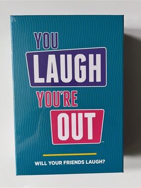 You Laugh You're Out Party Game - Brand New Sealed